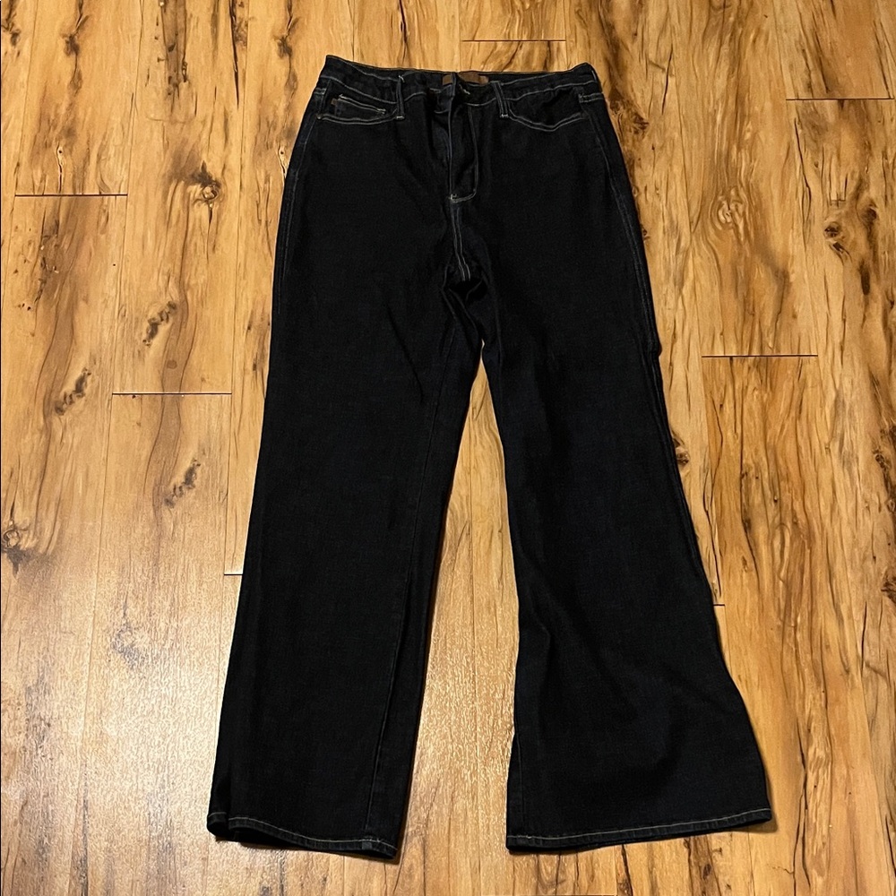 Judy Blue Dark Blue Wide Leg Jeans